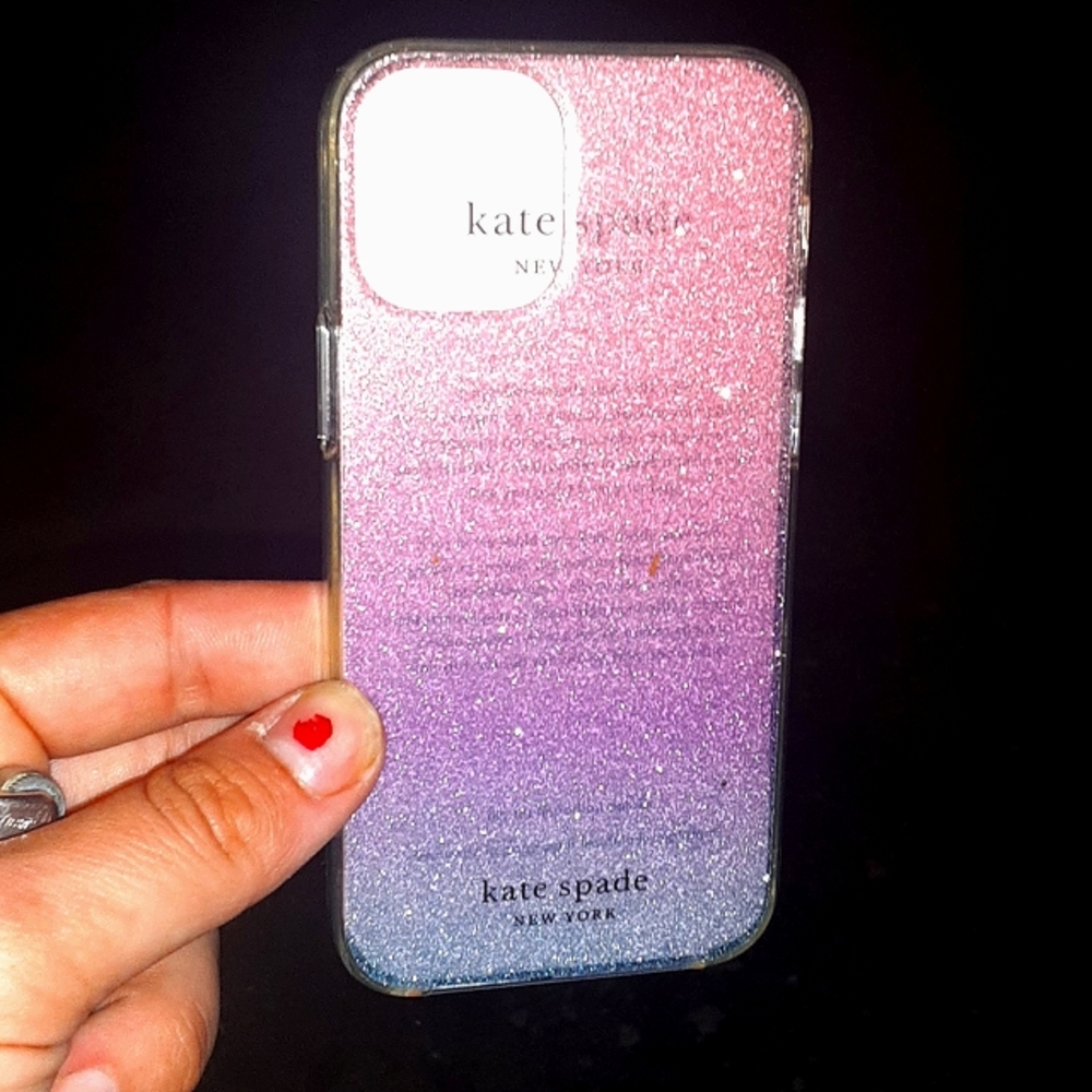 kate spade glitter iPhone case📱